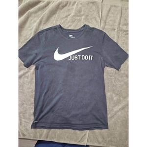 Nike size large black just do it tshirt